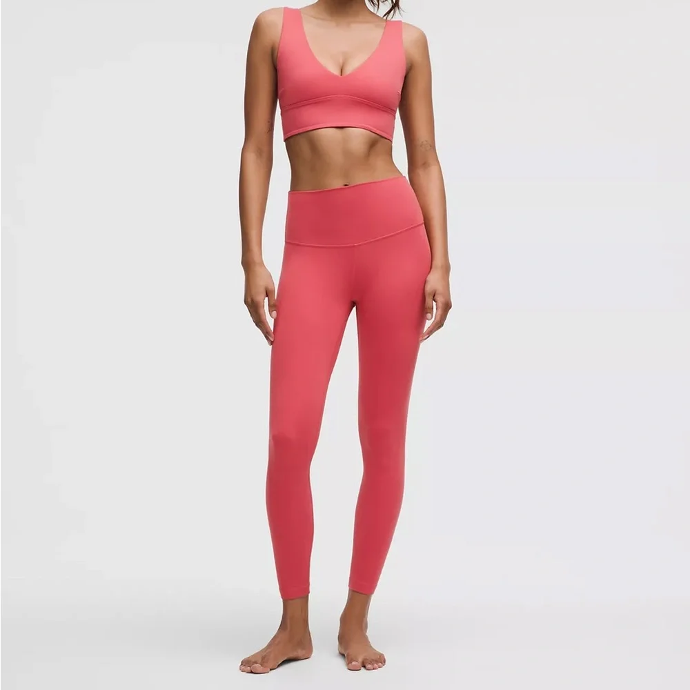 lululemon Align High-Rise Pant 25" Size 10 Desert Red - Picture 2 of 10